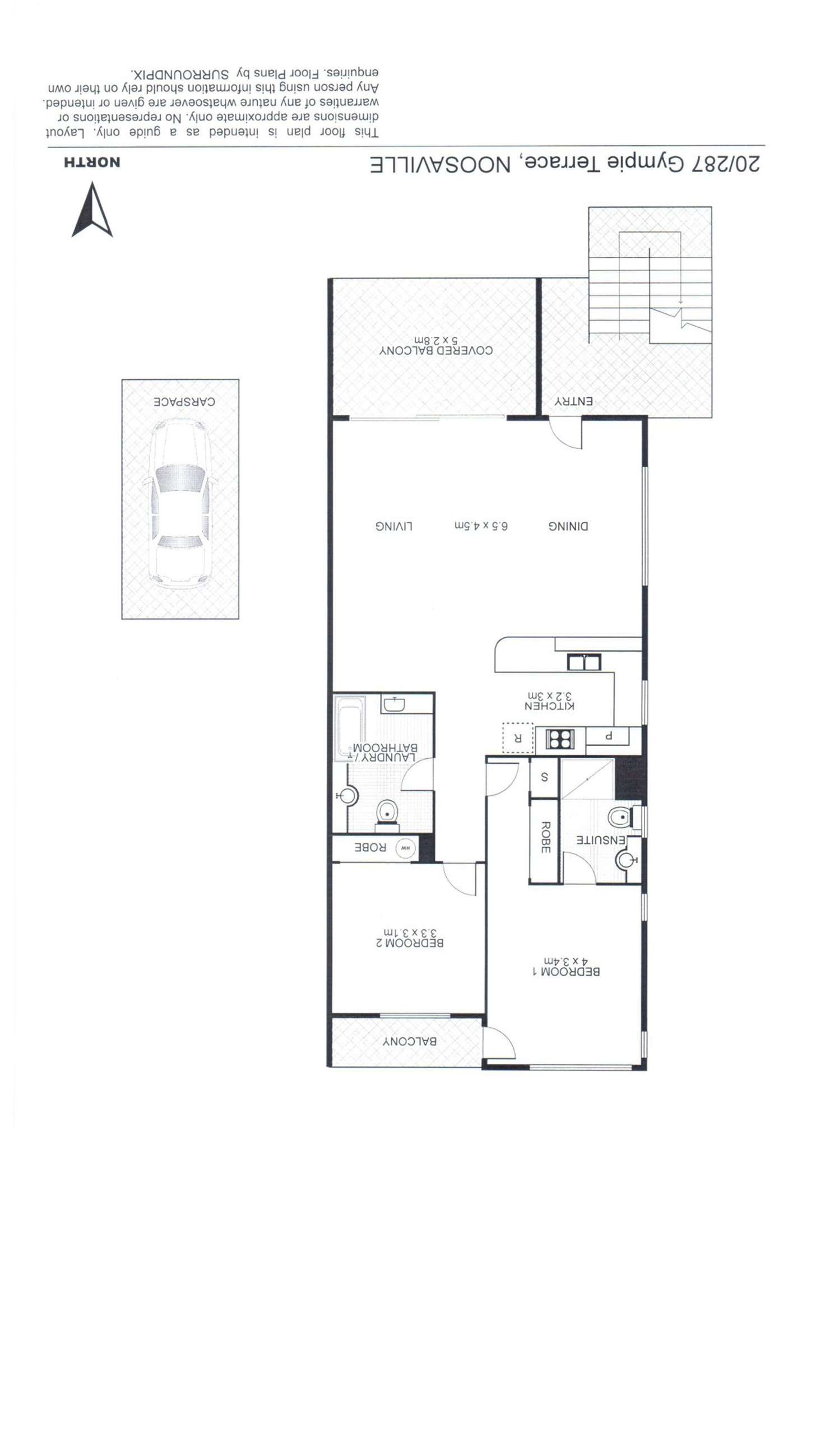 Floorplan of Homely unit listing, 20/287 Gympie Terrace, Noosaville QLD 4566