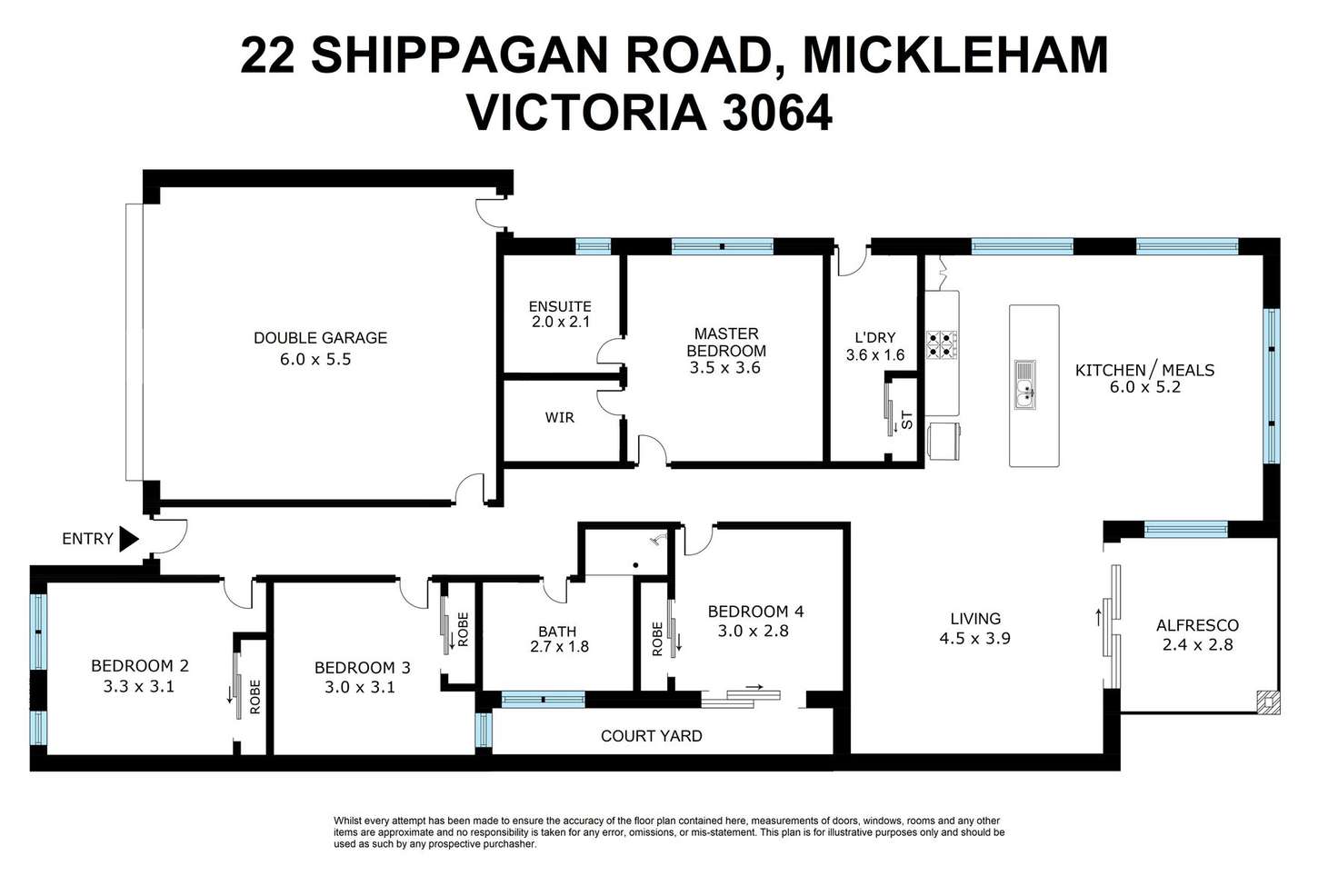 Floorplan of Homely house listing, 20 Shippagan Road, Mickleham VIC 3064