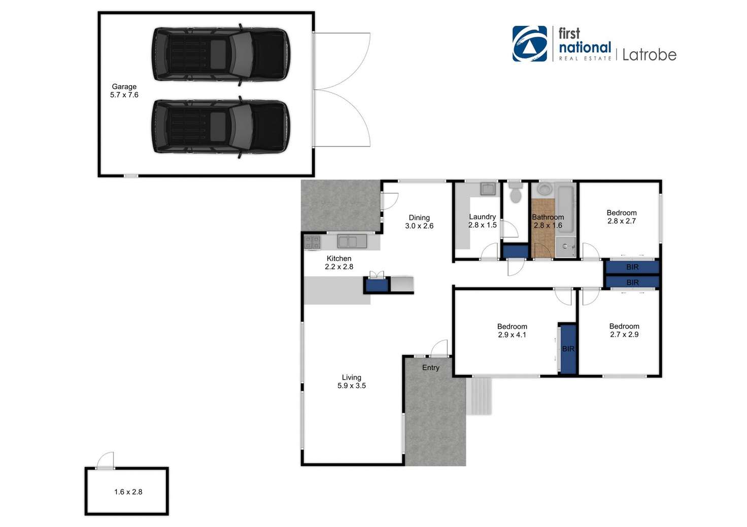 Floorplan of Homely house listing, 7 Welch Court, Traralgon VIC 3844