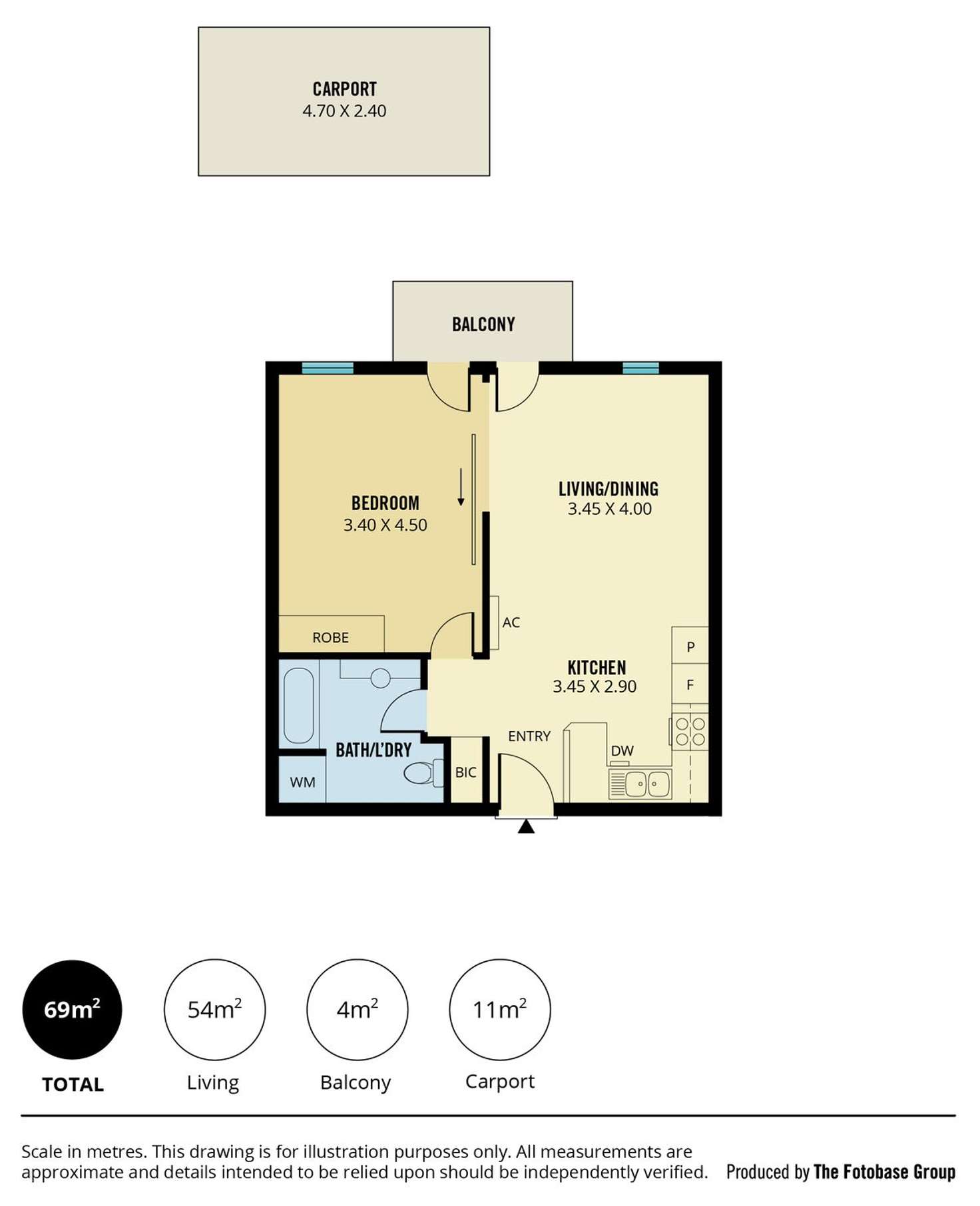 Floorplan of Homely apartment listing, 22/326 Gilles Street, Adelaide SA 5000