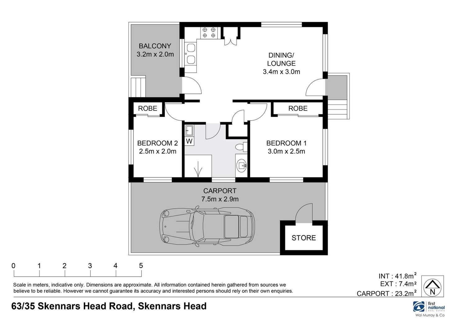 Floorplan of Homely house listing, 63/35 Skennars Head Road, Skennars Head NSW 2478