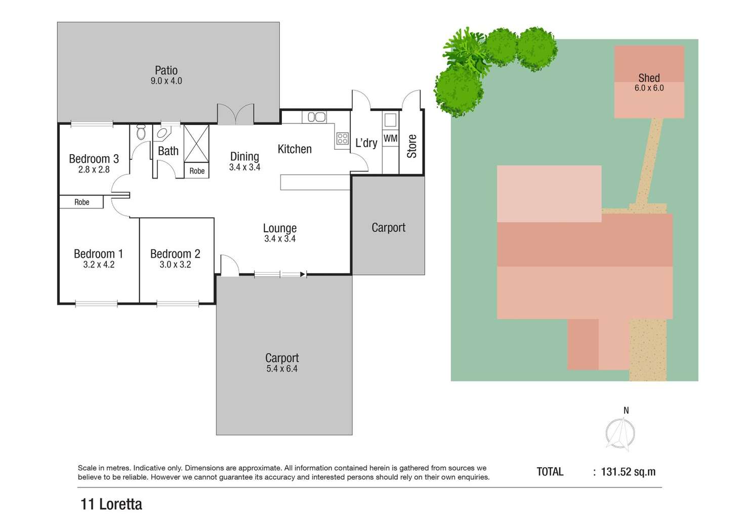 Floorplan of Homely house listing, 11 Loretta Court, Rasmussen QLD 4815