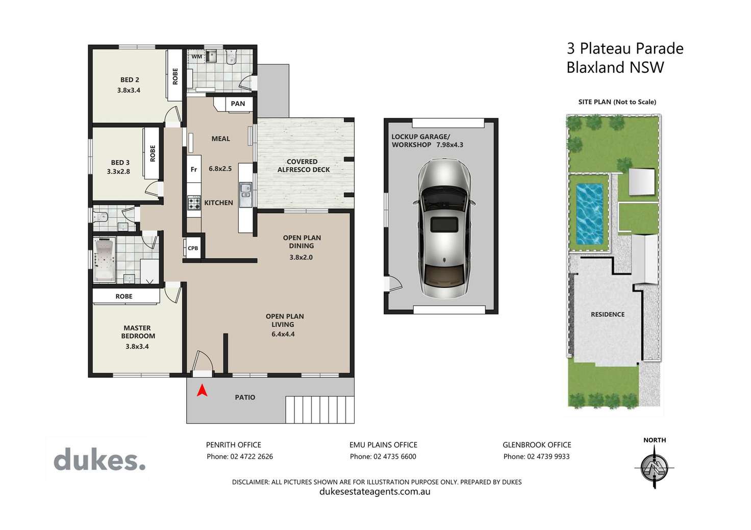 Floorplan of Homely house listing, 3 Plateau Parade, Blaxland NSW 2774