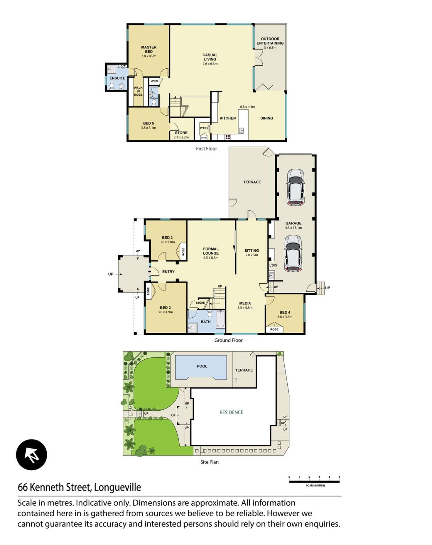 Floorplan of Homely house listing, 66 Kenneth Street, Longueville NSW 2066