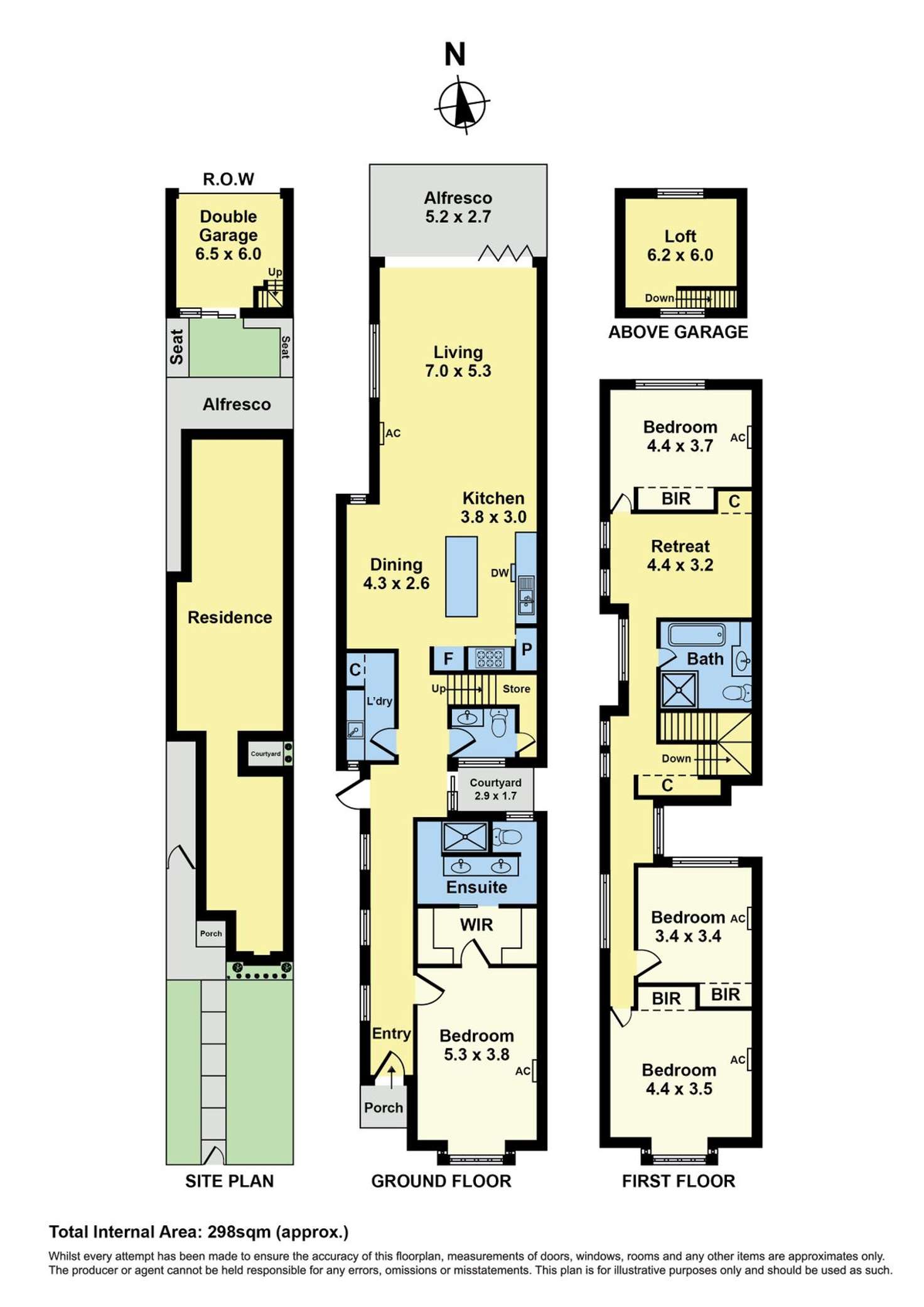 Floorplan of Homely townhouse listing, 232A Maribyrnong Road, Moonee Ponds VIC 3039