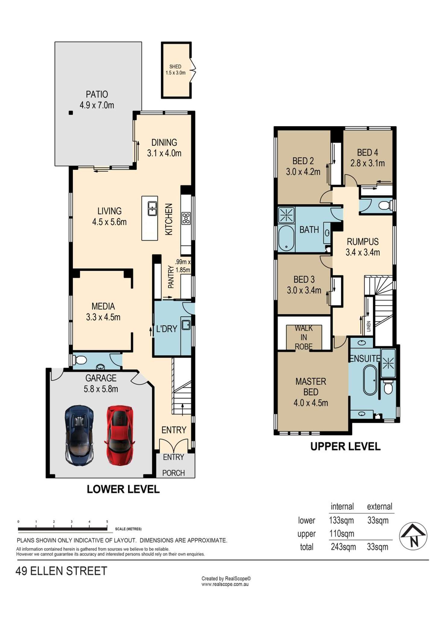 Floorplan of Homely house listing, 49 Ellen Street, Oxley QLD 4075