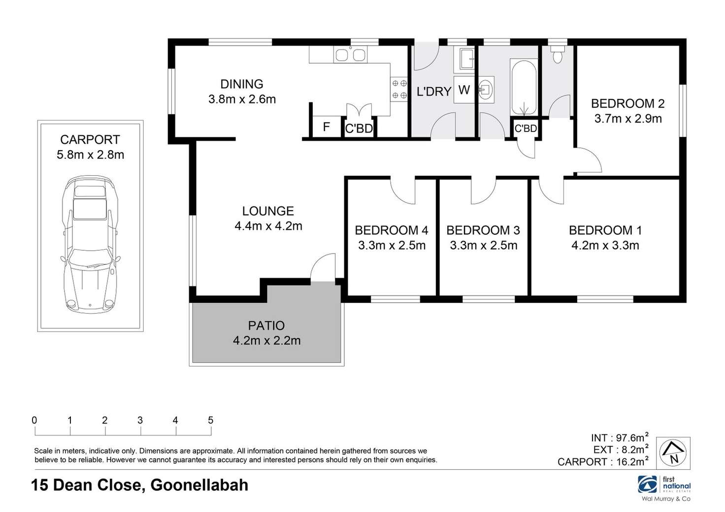 Floorplan of Homely house listing, 15 Dean Close, Goonellabah NSW 2480