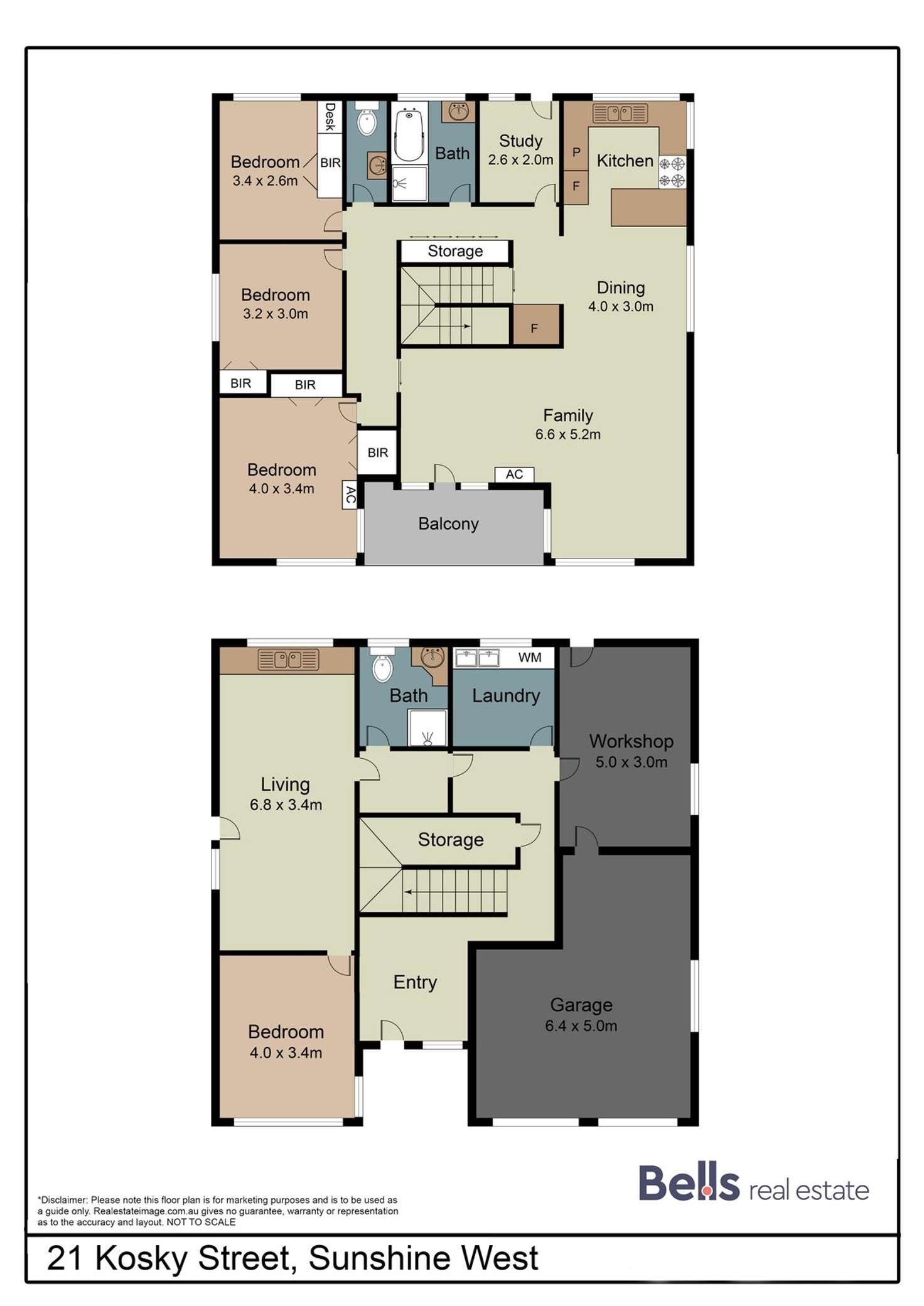 Floorplan of Homely house listing, 21 Kosky Street, Sunshine West VIC 3020