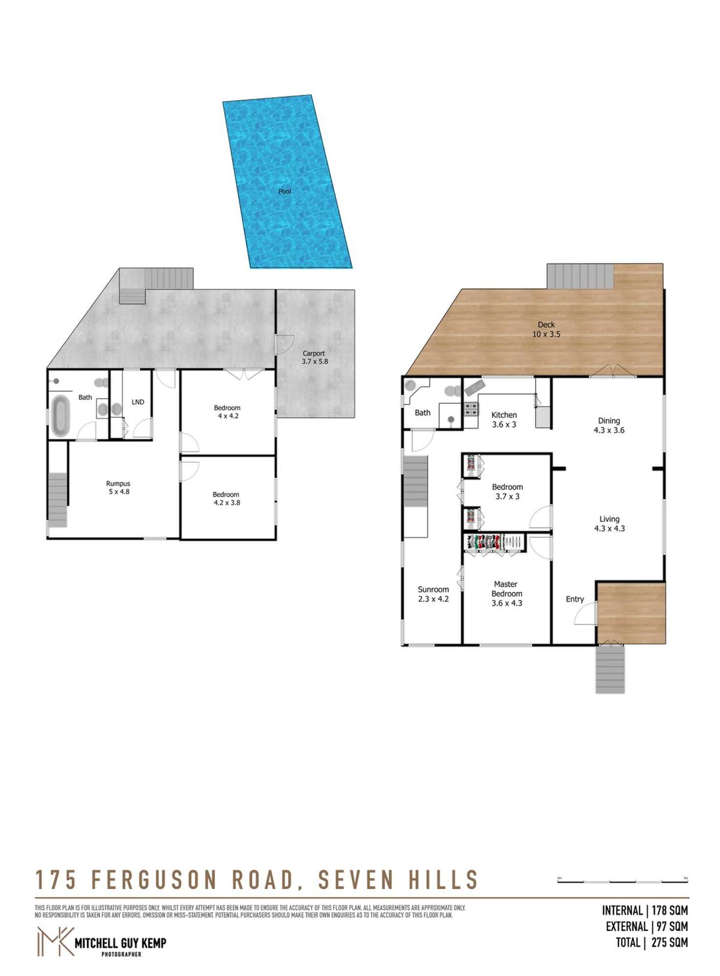Floorplan of Homely house listing, 175 Ferguson Road, Seven Hills QLD 4170