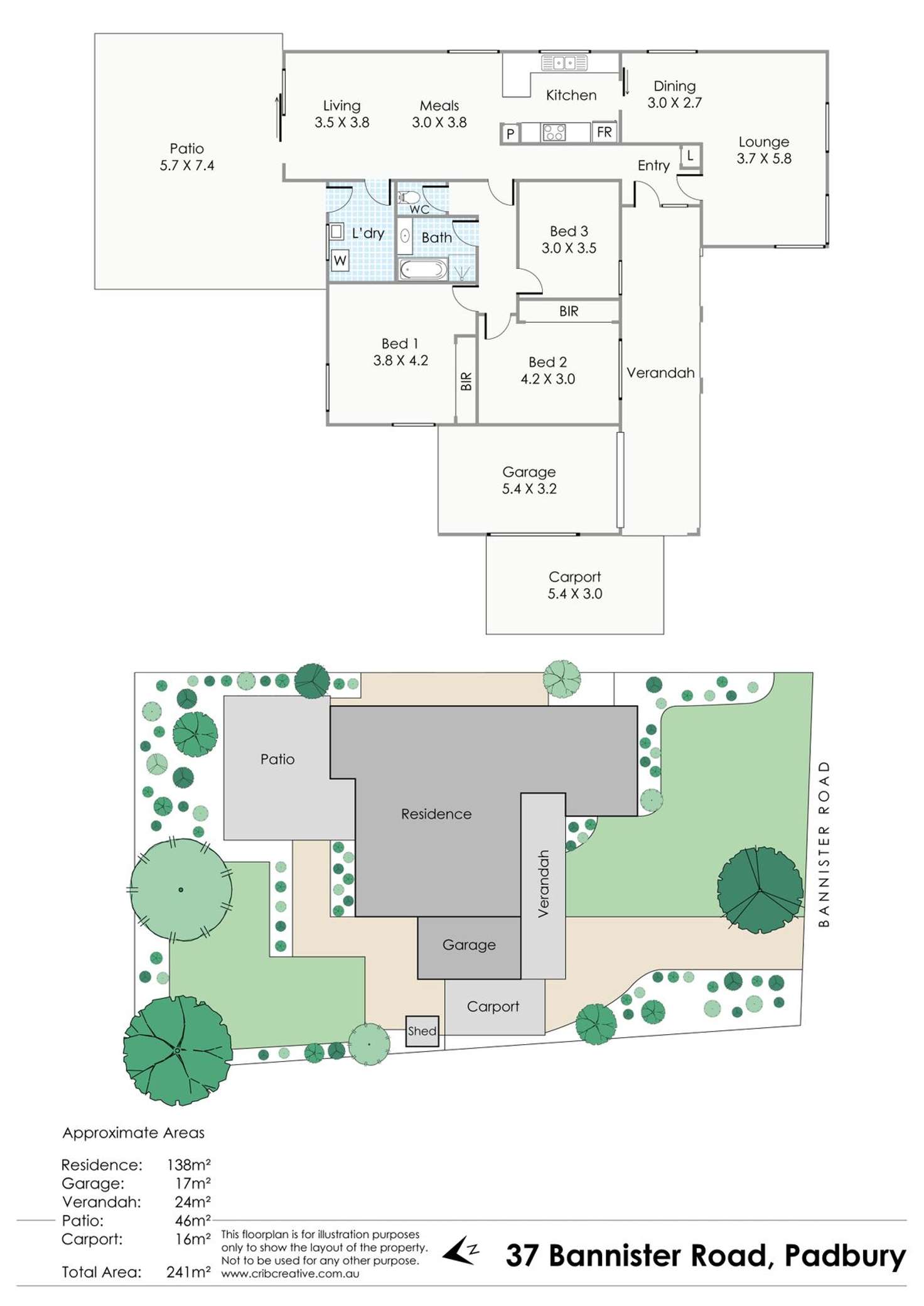 Floorplan of Homely house listing, 37 Bannister Road, Padbury WA 6025