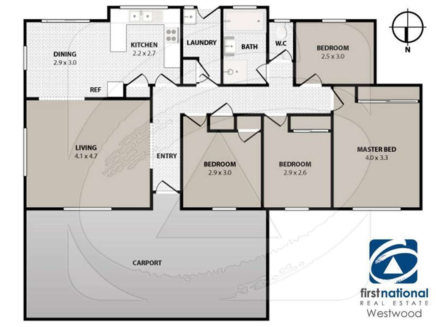Floorplan of Homely house listing, 12 Downham Way, Wyndham Vale VIC 3024