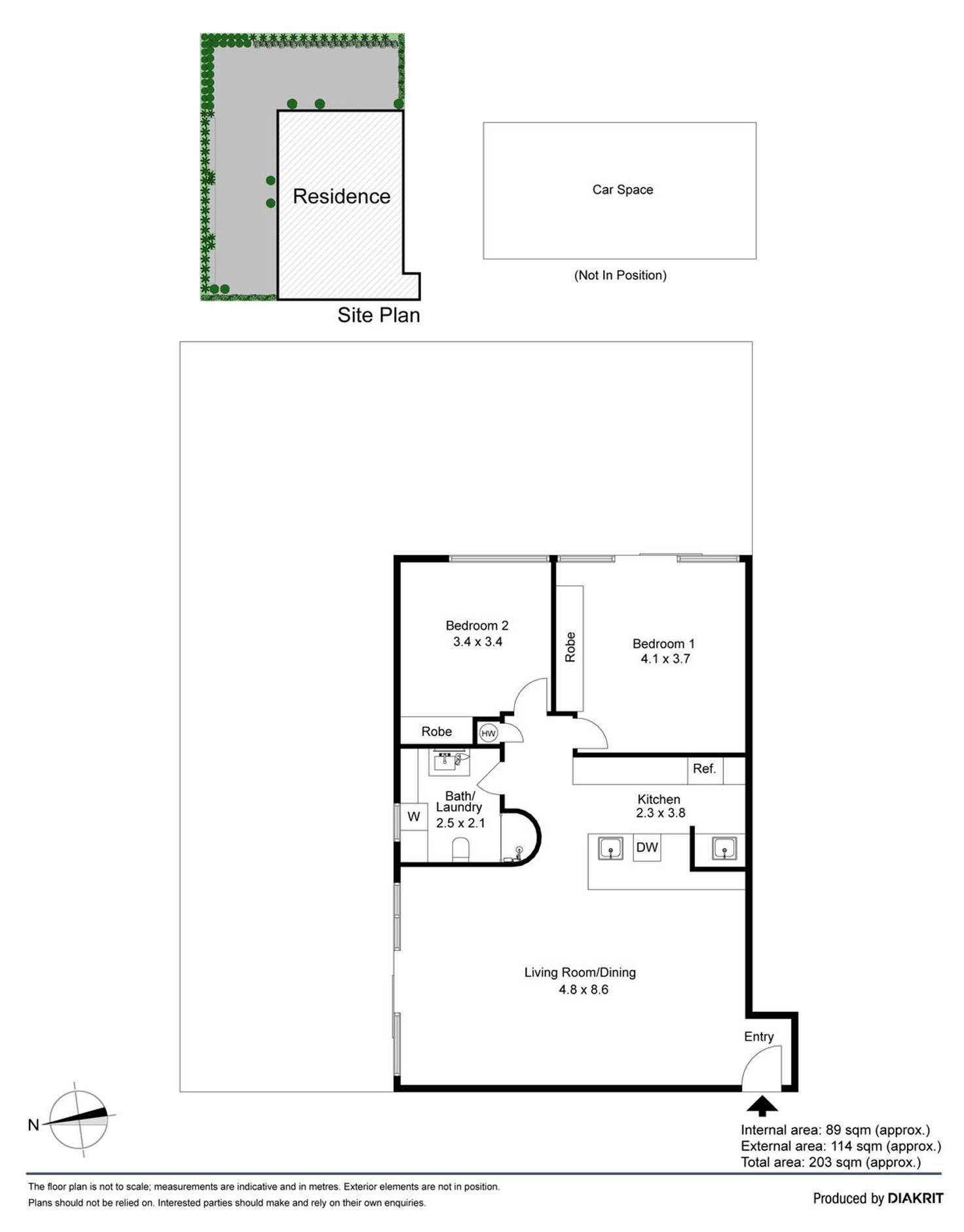 Floorplan of Homely apartment listing, 3/228 The Avenue, Parkville VIC 3052