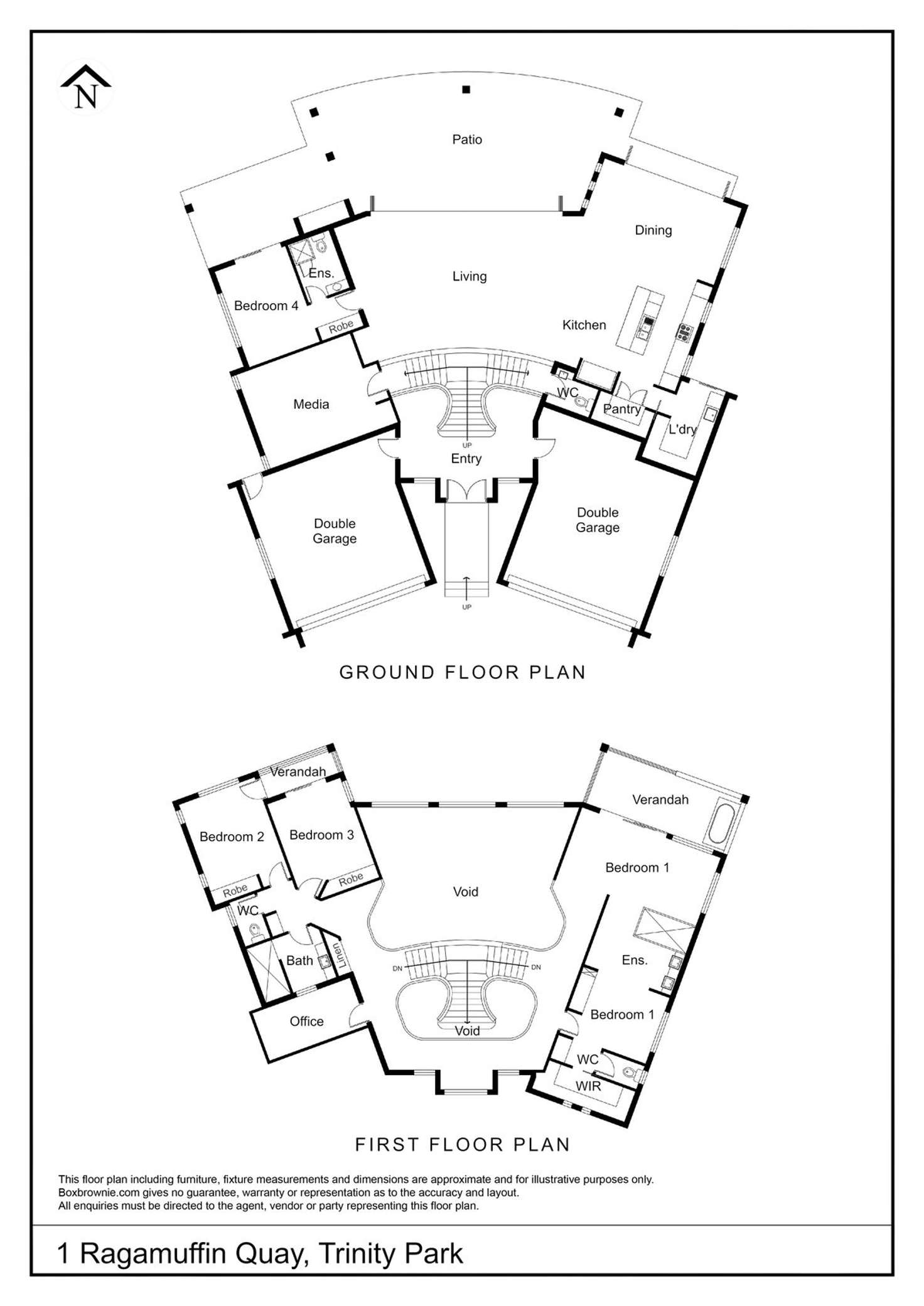 Floorplan of Homely house listing, 1 Ragamuffin Quay, Trinity Park QLD 4879