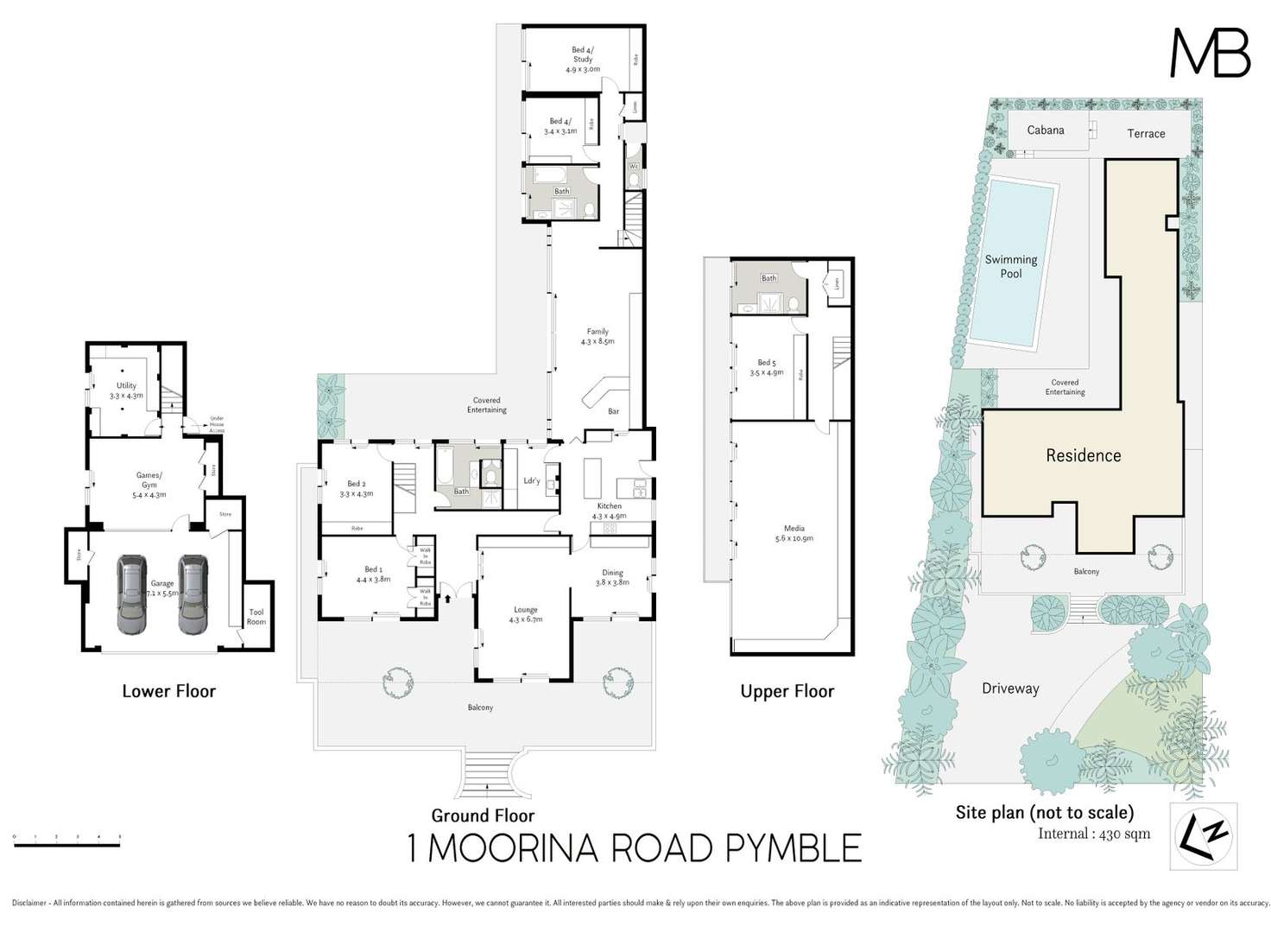 Floorplan of Homely house listing, 1 Moorina Road, Pymble NSW 2073