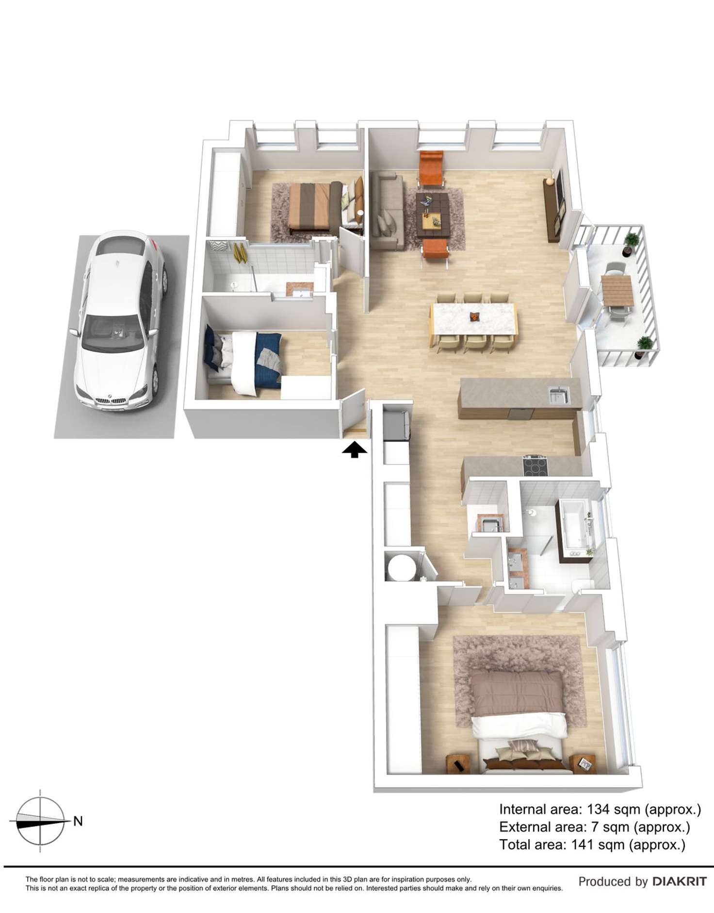 Floorplan of Homely apartment listing, 201/7 Ordnance Reserve, Maribyrnong VIC 3032