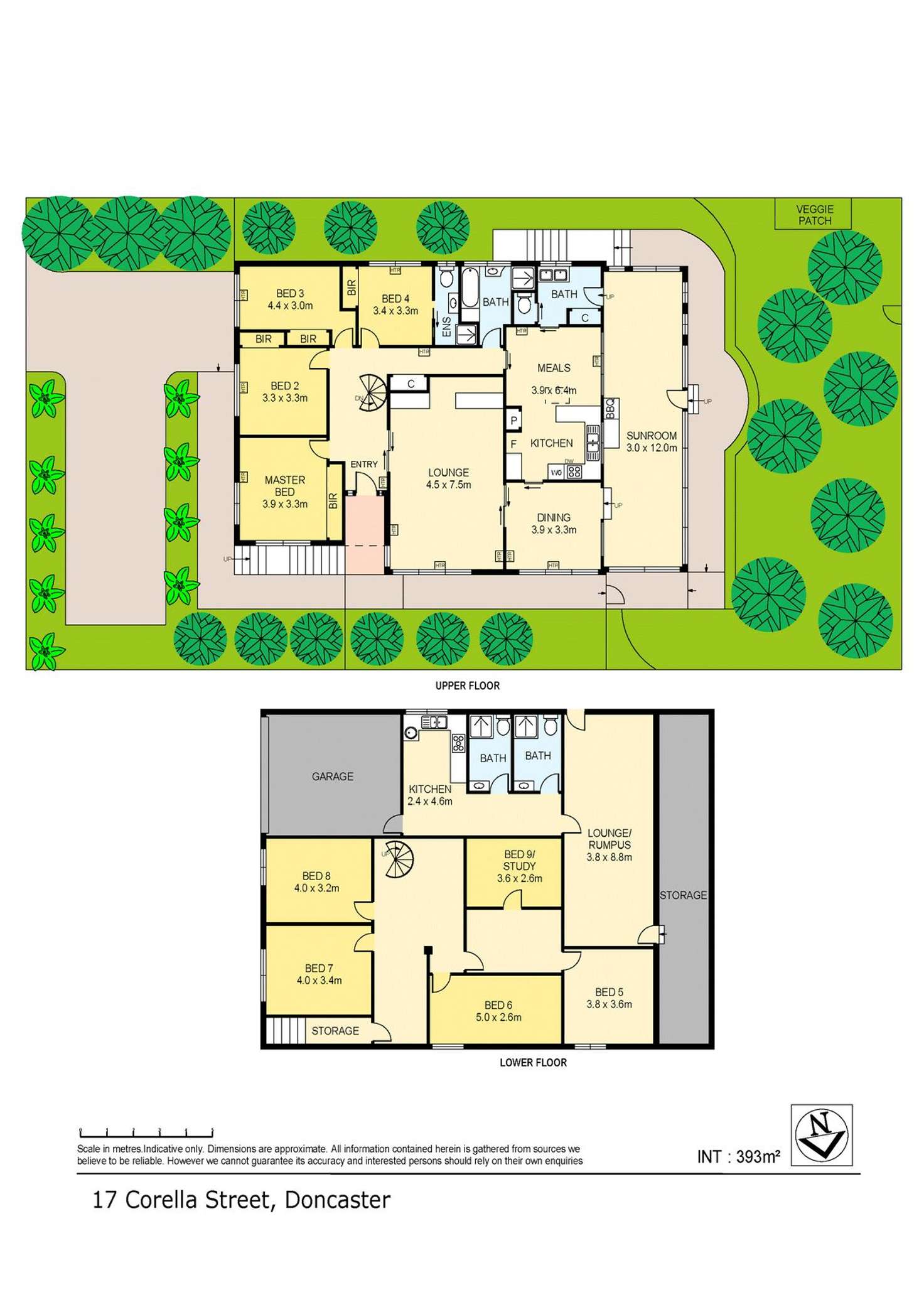 Floorplan of Homely house listing, 17 Corella Street, Doncaster VIC 3108