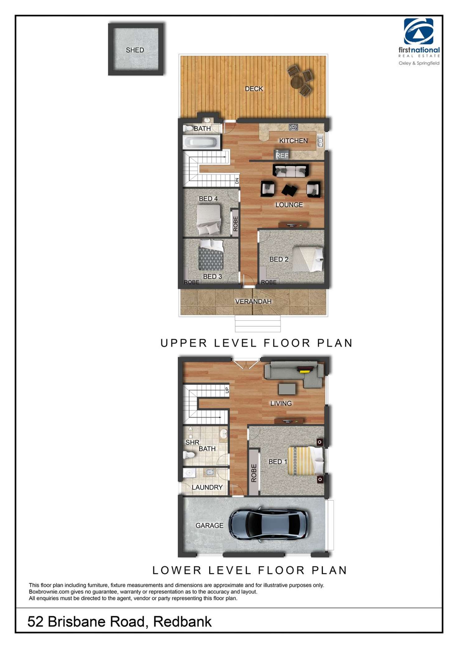 Floorplan of Homely house listing, 52 Brisbane Road, Redbank QLD 4301