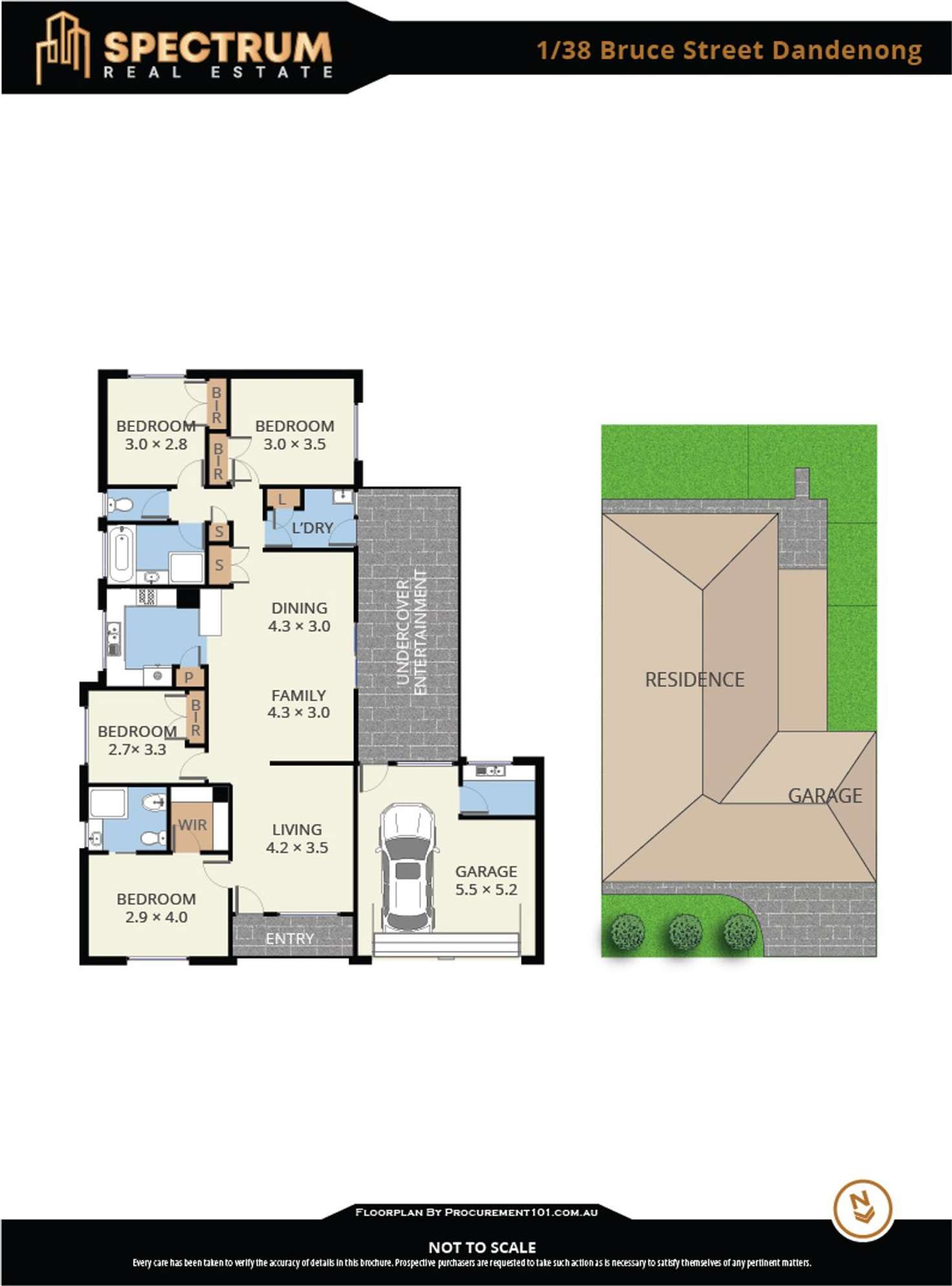 Floorplan of Homely unit listing, 1/38 Bruce Street, Dandenong VIC 3175