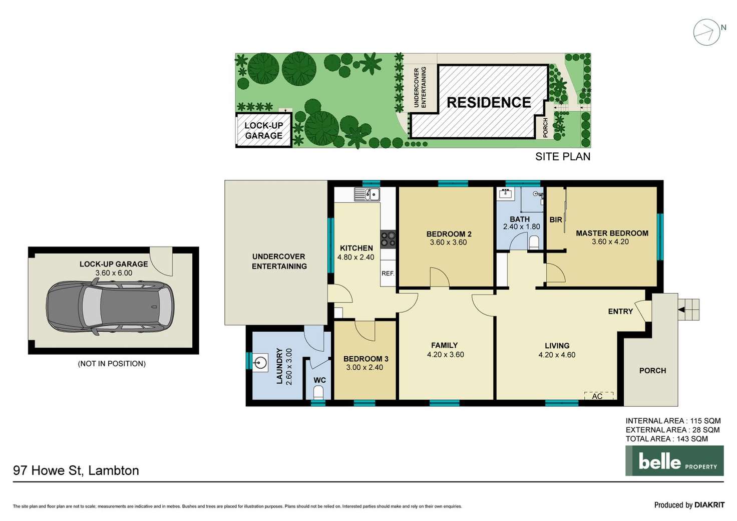 Floorplan of Homely house listing, 97 Howe Street, Lambton NSW 2299