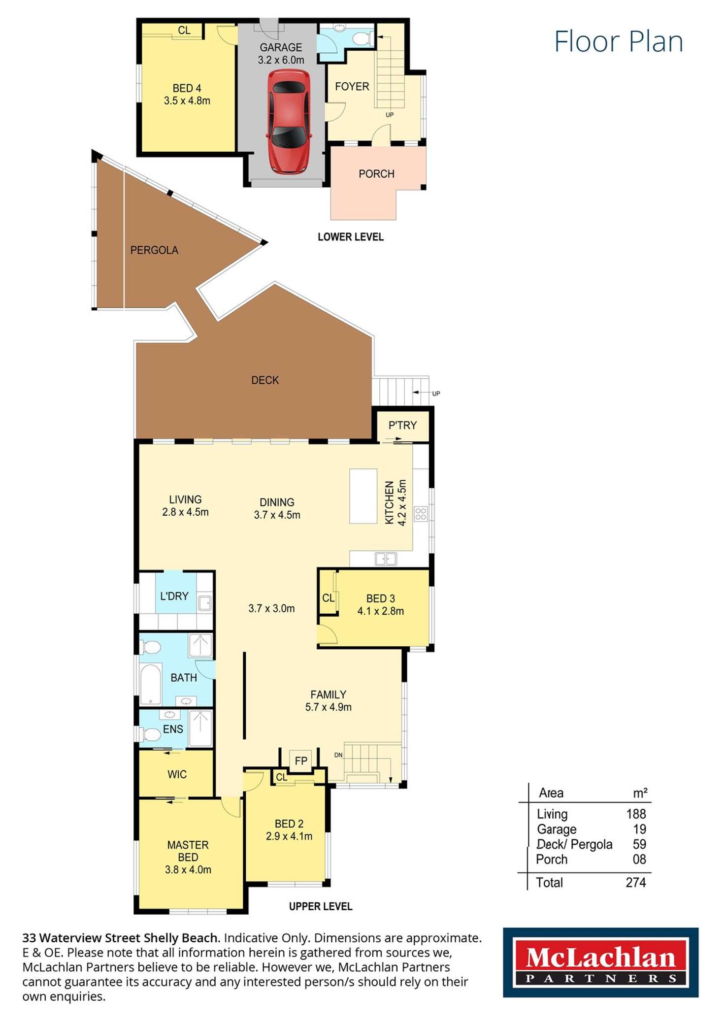 Floorplan of Homely house listing, 33 Waterview Street, Shelly Beach NSW 2261