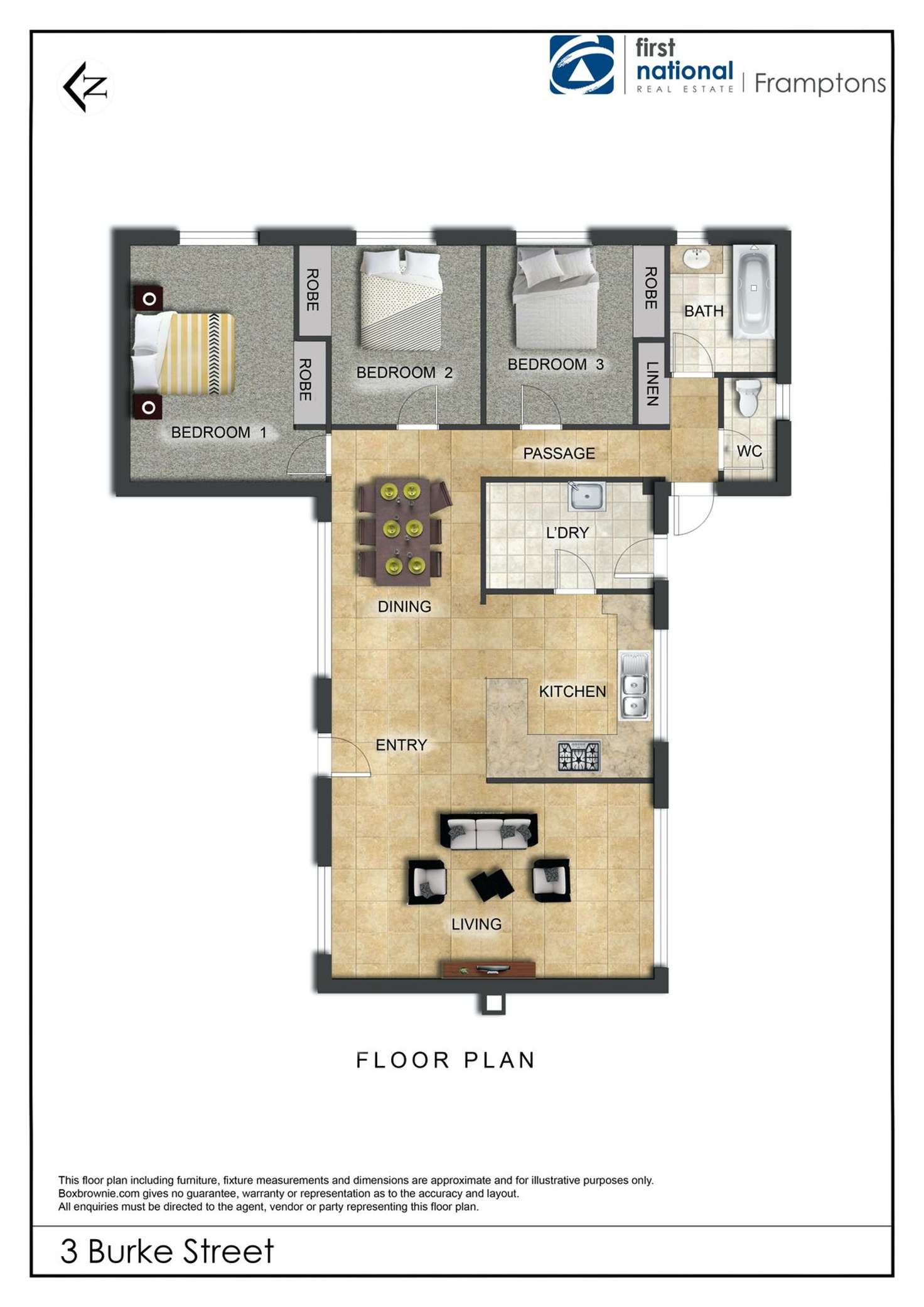 Floorplan of Homely house listing, 3 Burke Street, East Side NT 870