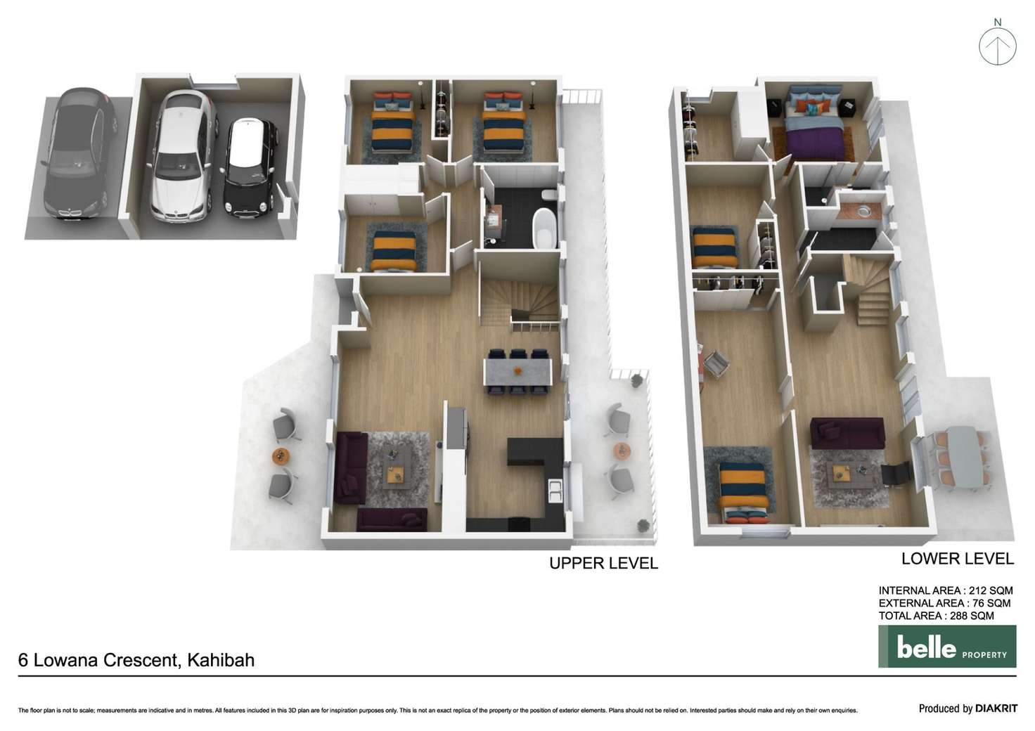 Floorplan of Homely house listing, 6 Lowana Crescent, Kahibah NSW 2290