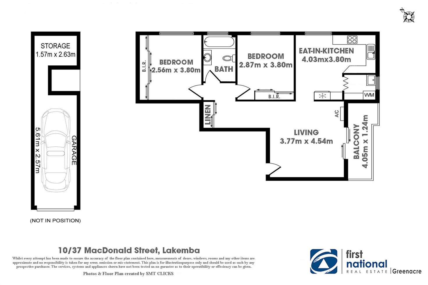 Floorplan of Homely apartment listing, 10/37 Macdonald Street, Lakemba NSW 2195