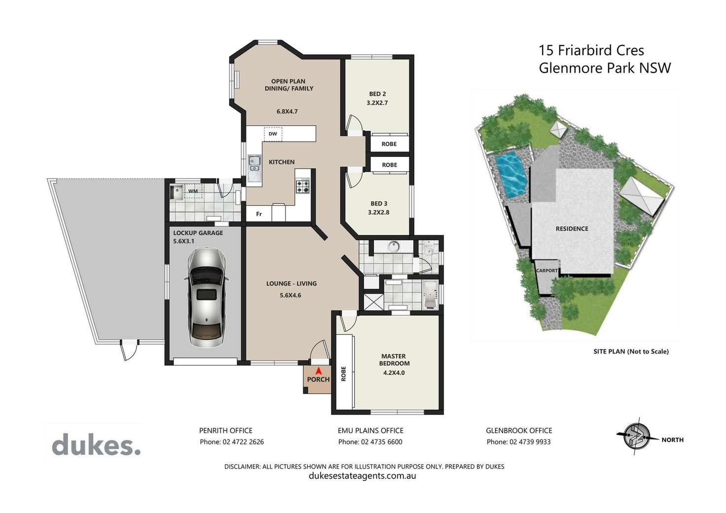 Floorplan of Homely house listing, 15 Friarbird Crescent, Glenmore Park NSW 2745