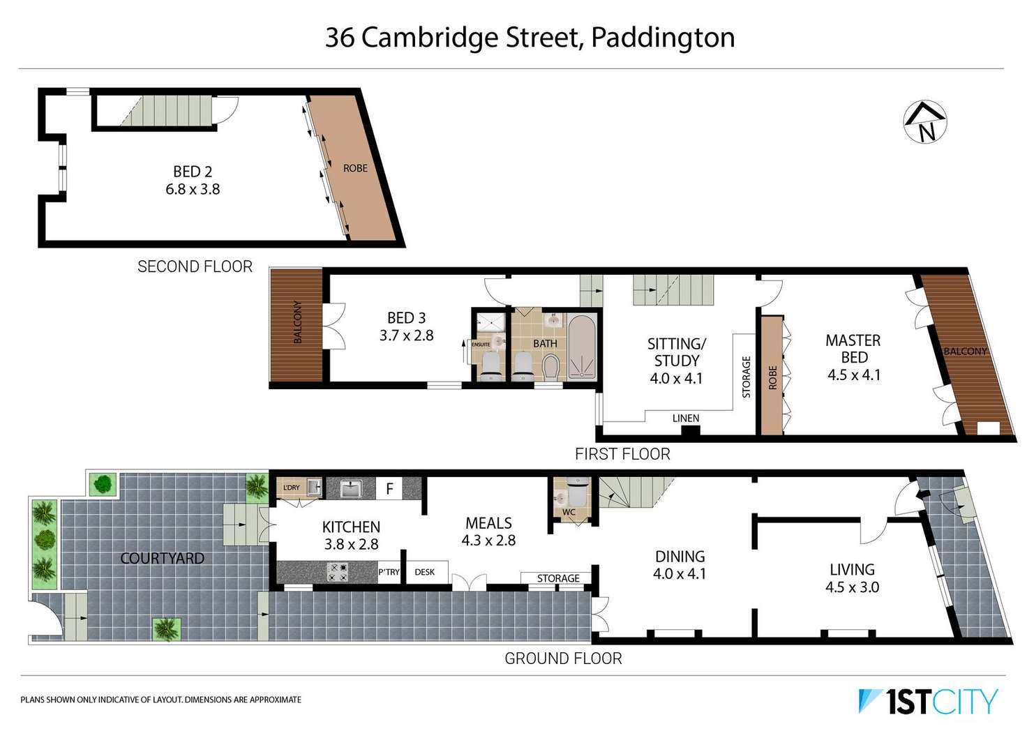Floorplan of Homely house listing, 36 Cambridge Street, Paddington NSW 2021