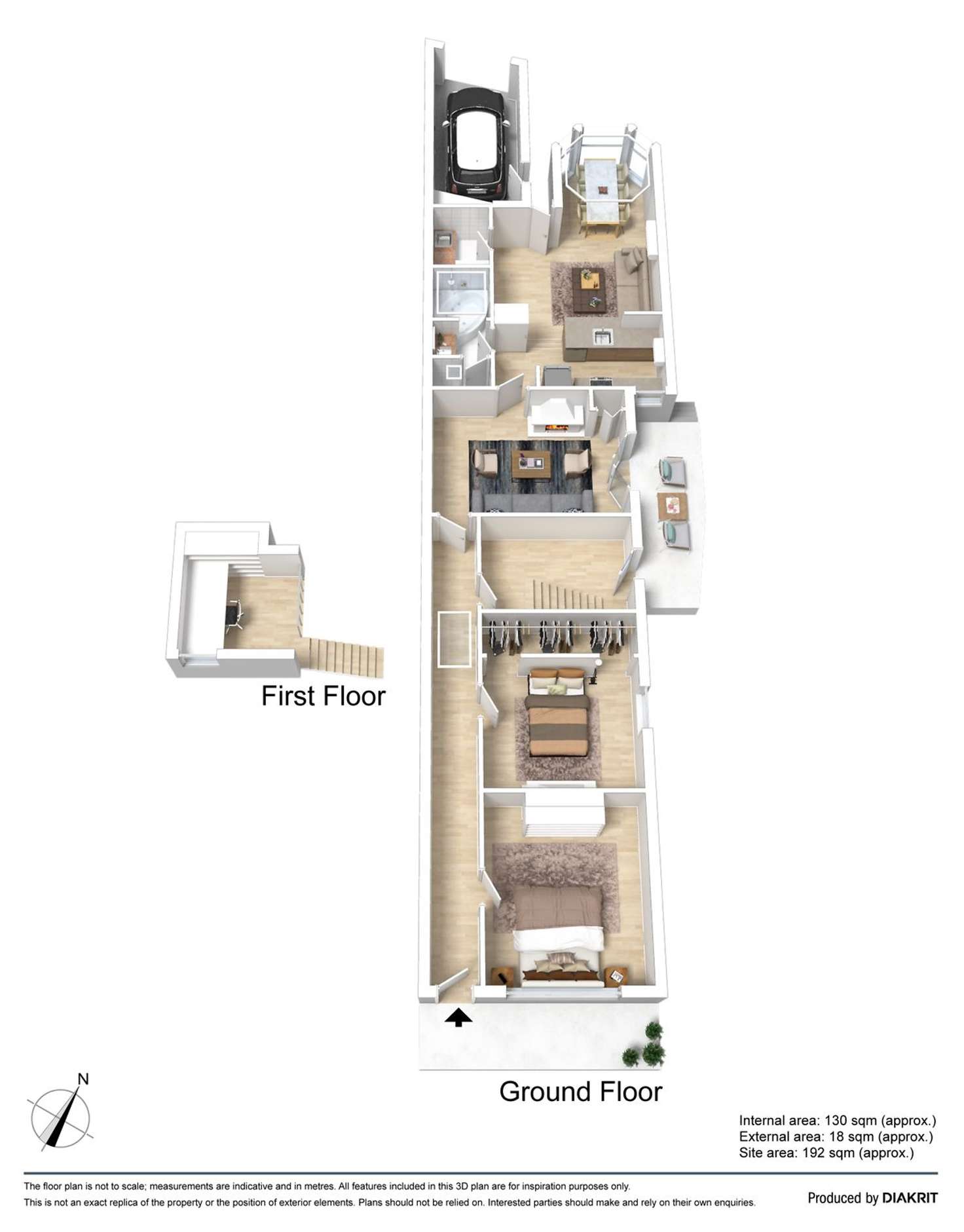 Floorplan of Homely house listing, 8 Hopetoun Street, Kensington VIC 3031