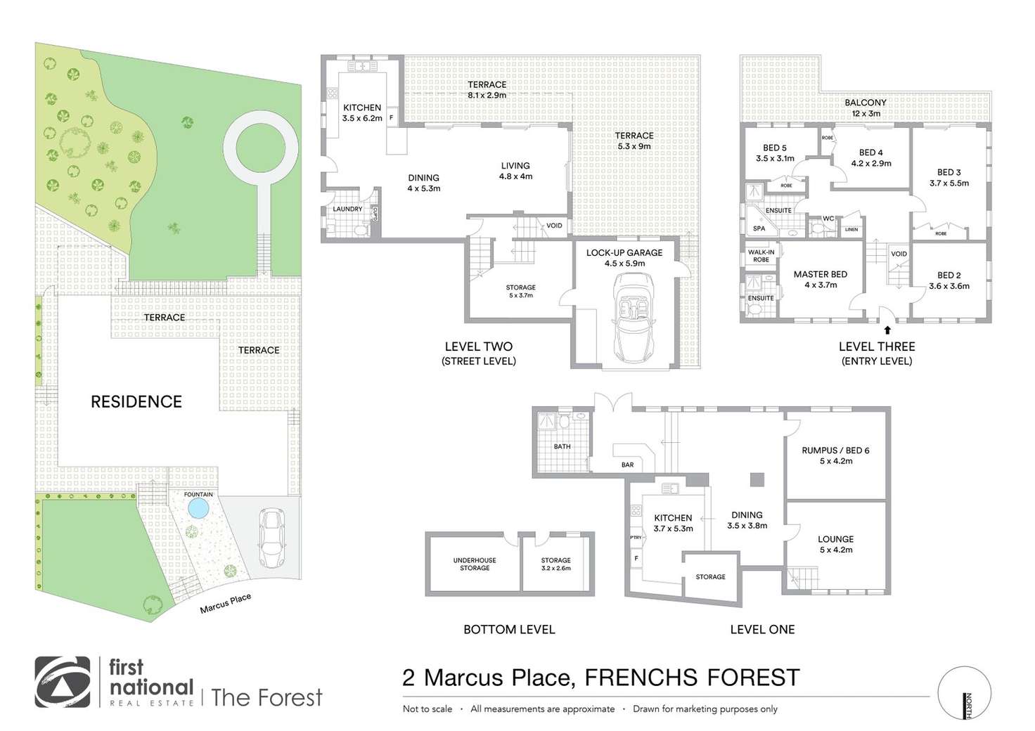 Floorplan of Homely house listing, 2 Marcus Place, Frenchs Forest NSW 2086