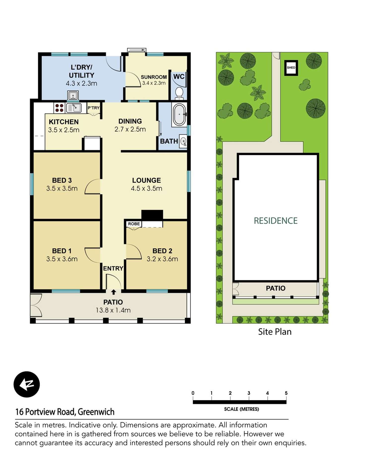 Floorplan of Homely house listing, 16 Portview Road, Greenwich NSW 2065