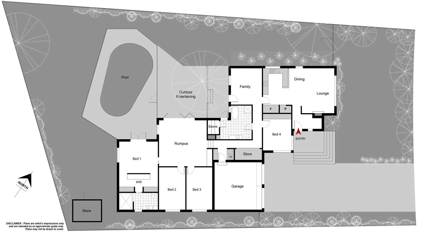 Floorplan of Homely house listing, 51 Carruthers Street, Curtin ACT 2605