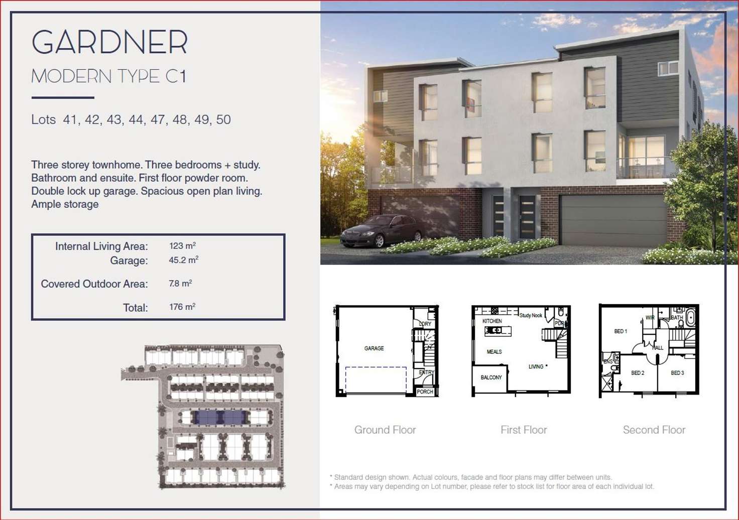 Floorplan of Homely townhouse listing, 47/55 Francis Avenue, Rochedale QLD 4123