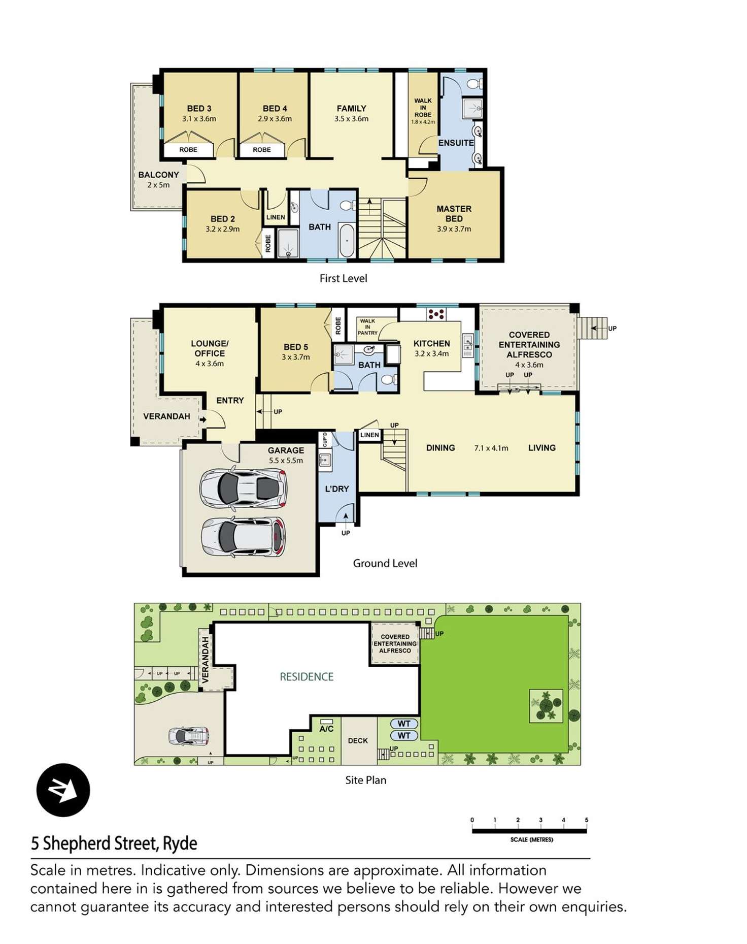 Floorplan of Homely house listing, 5 Shepherd Street, Ryde NSW 2112