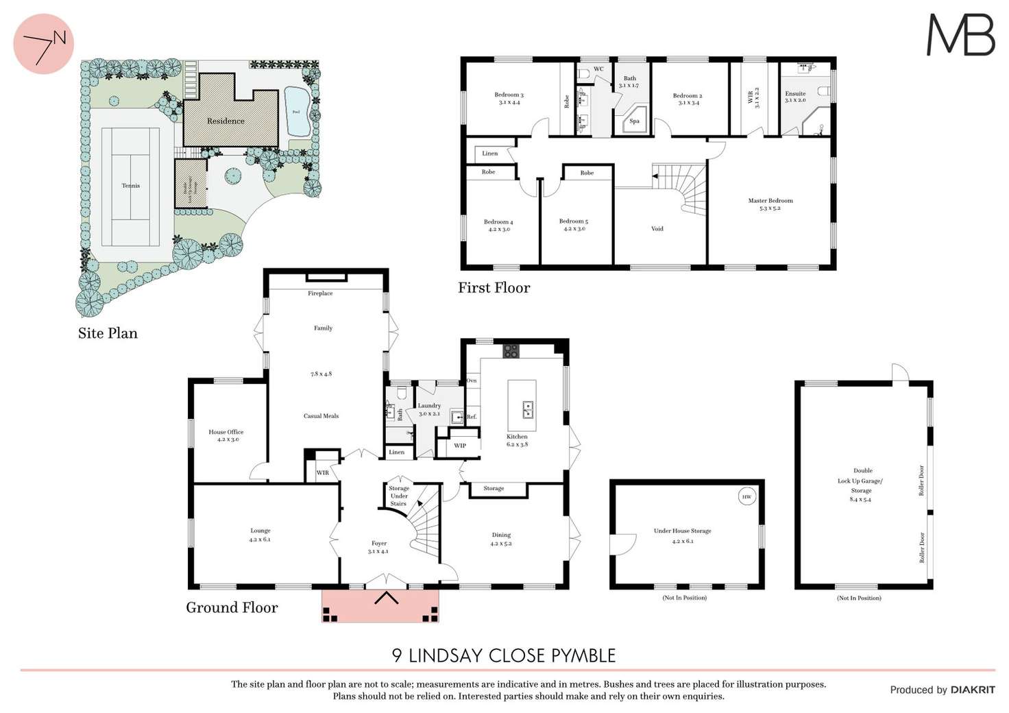 Floorplan of Homely house listing, 9 Lindsay Close, Pymble NSW 2073