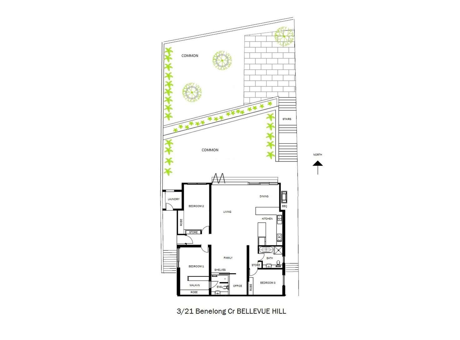 Floorplan of Homely apartment listing, 3/21 Benelong Crescent, Bellevue Hill NSW 2023