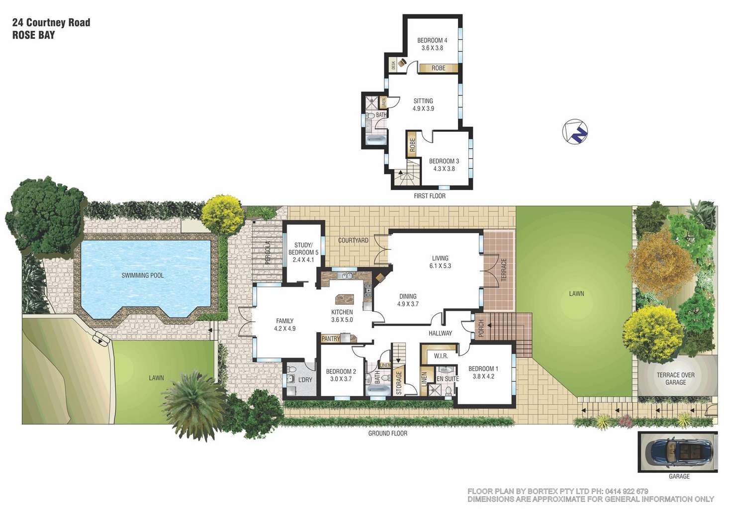 Floorplan of Homely house listing, 24 Courtenay Road, Rose Bay NSW 2029