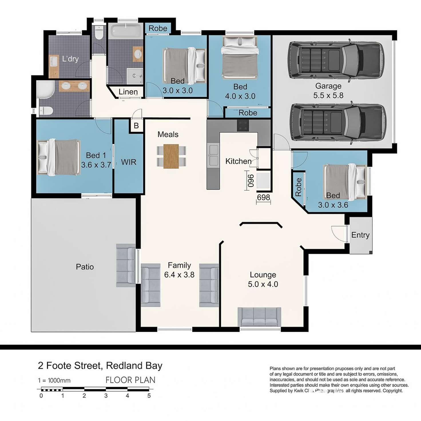 Floorplan of Homely house listing, 2 Foote Street, Redland Bay QLD 4165