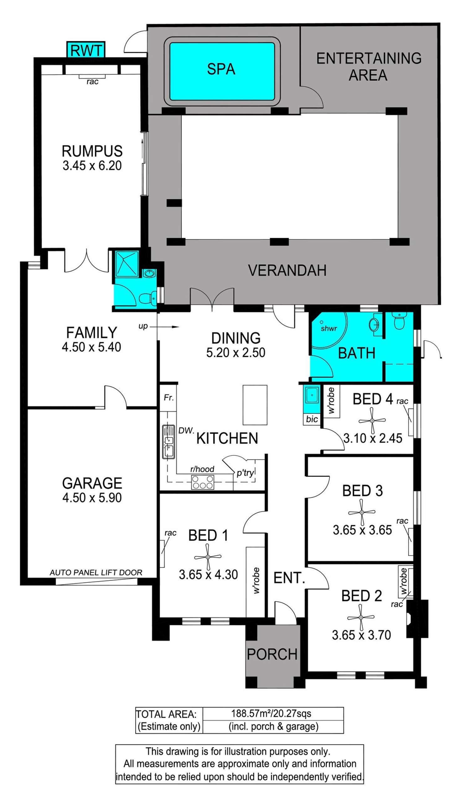 Floorplan of Homely house listing, 7 Malin Street, Semaphore Park SA 5019