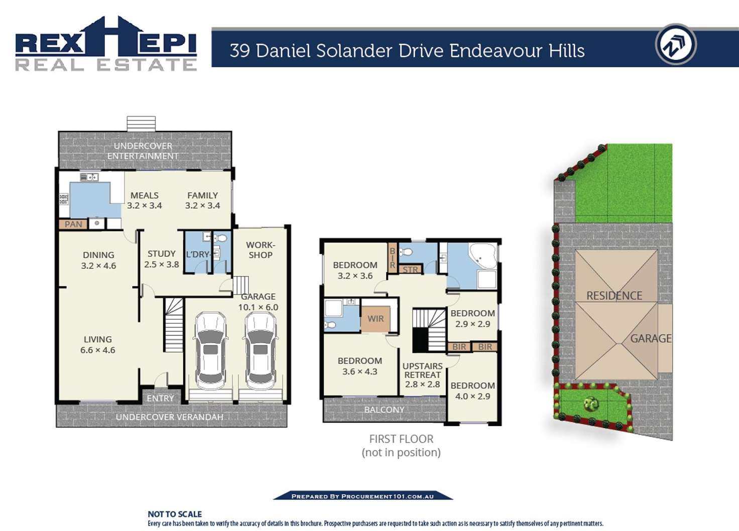 Floorplan of Homely house listing, 39 Daniel Solander Drive, Endeavour Hills VIC 3802