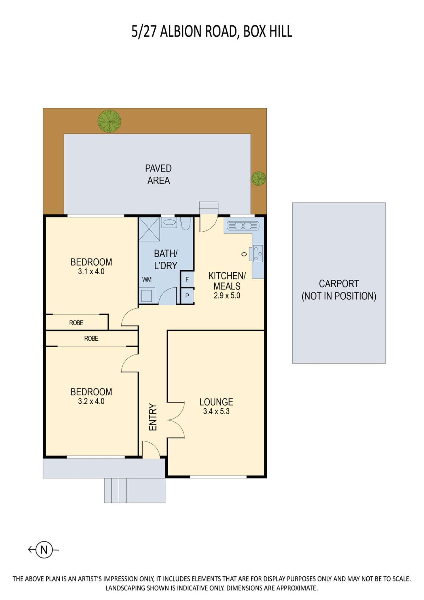 Floorplan of Homely unit listing, 5/27 Albion Road, Box Hill VIC 3128