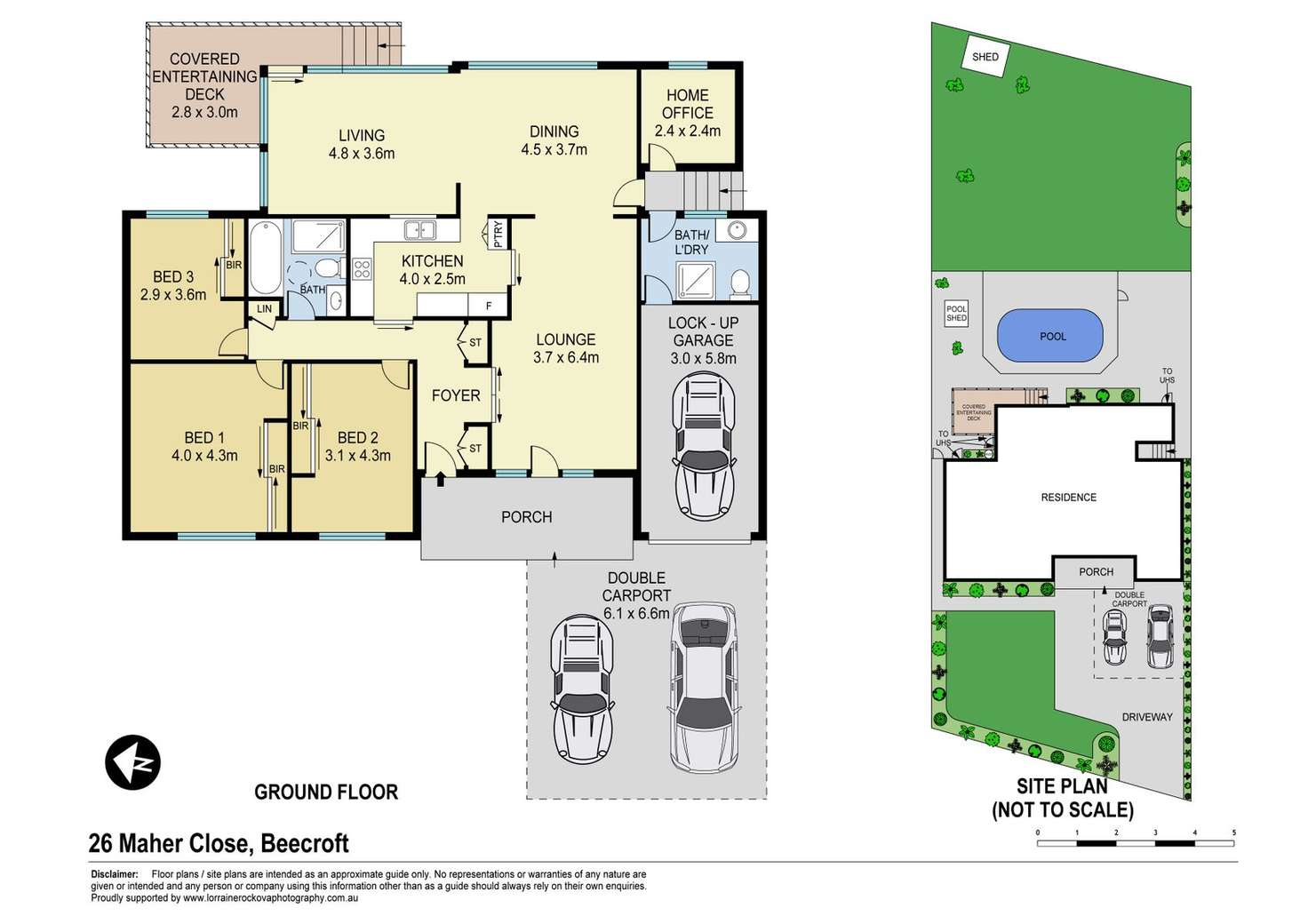 Floorplan of Homely house listing, 26 Maher Close, Beecroft NSW 2119