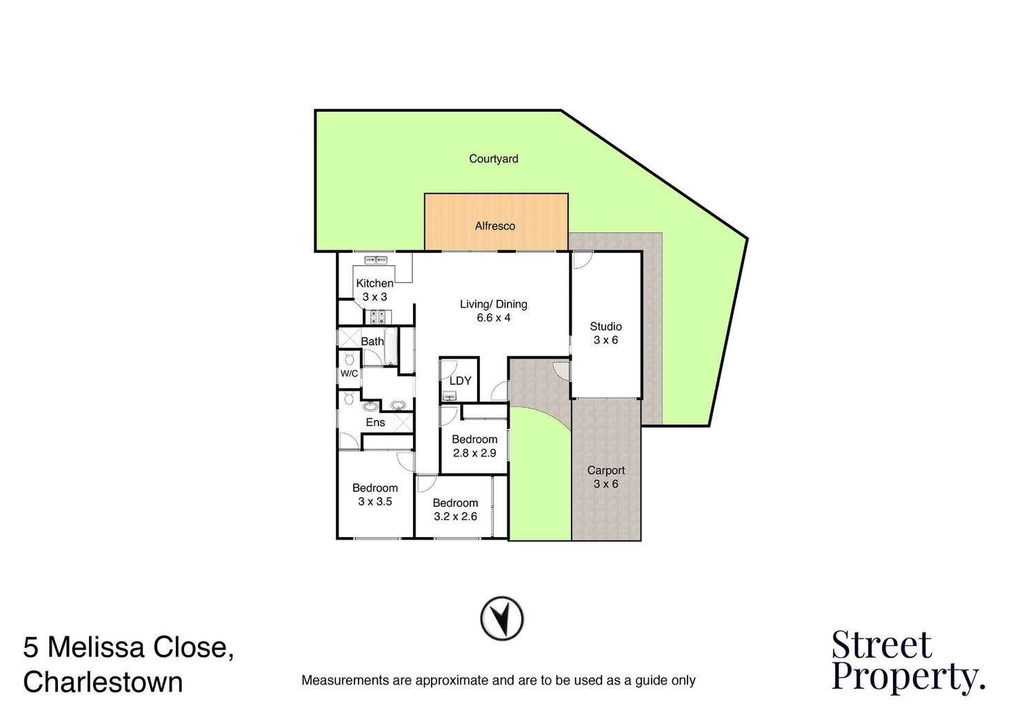 Floorplan of Homely villa listing, 5 Melissa Close, Charlestown NSW 2290