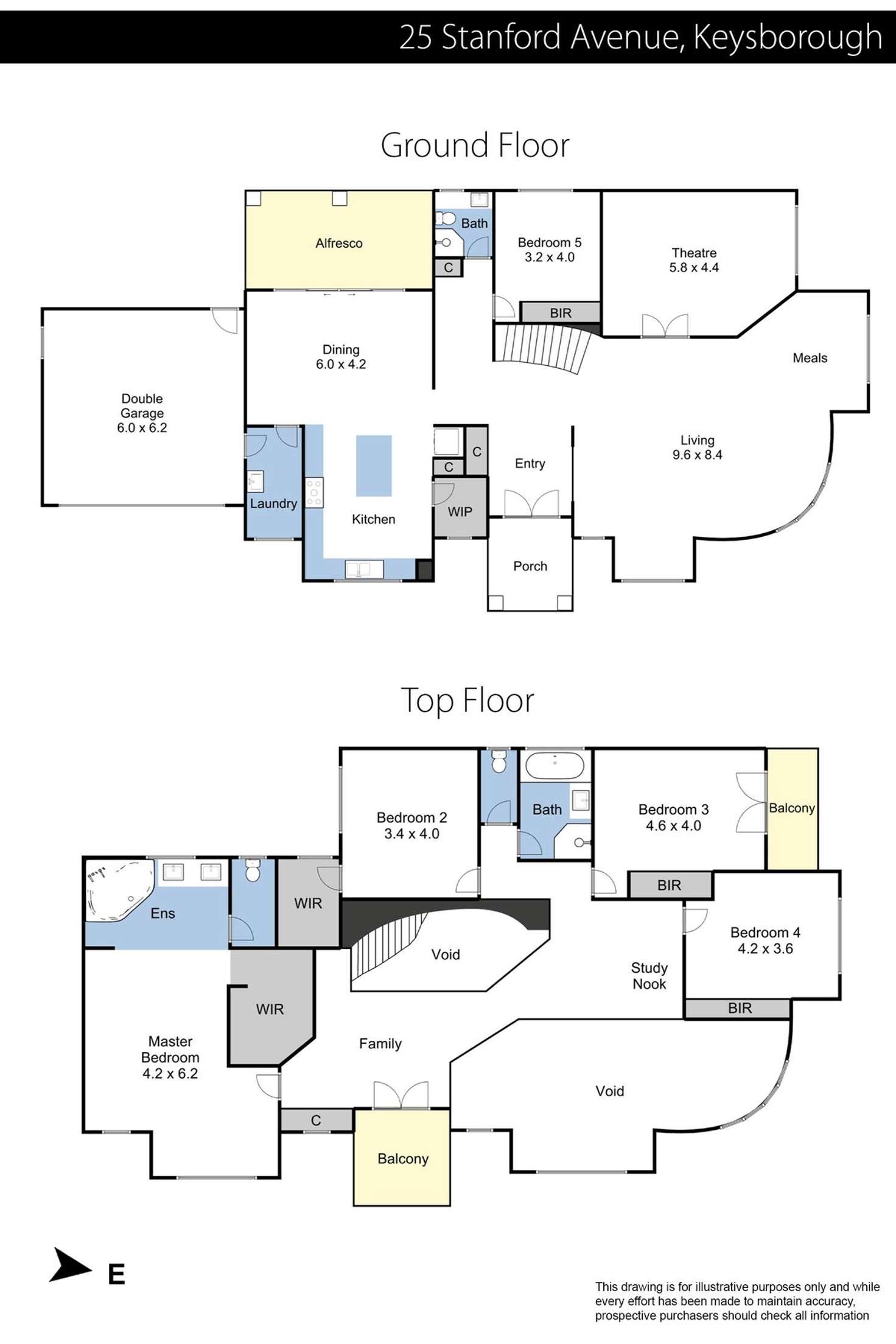 Floorplan of Homely house listing, 25 Stanford Avenue, Keysborough VIC 3173