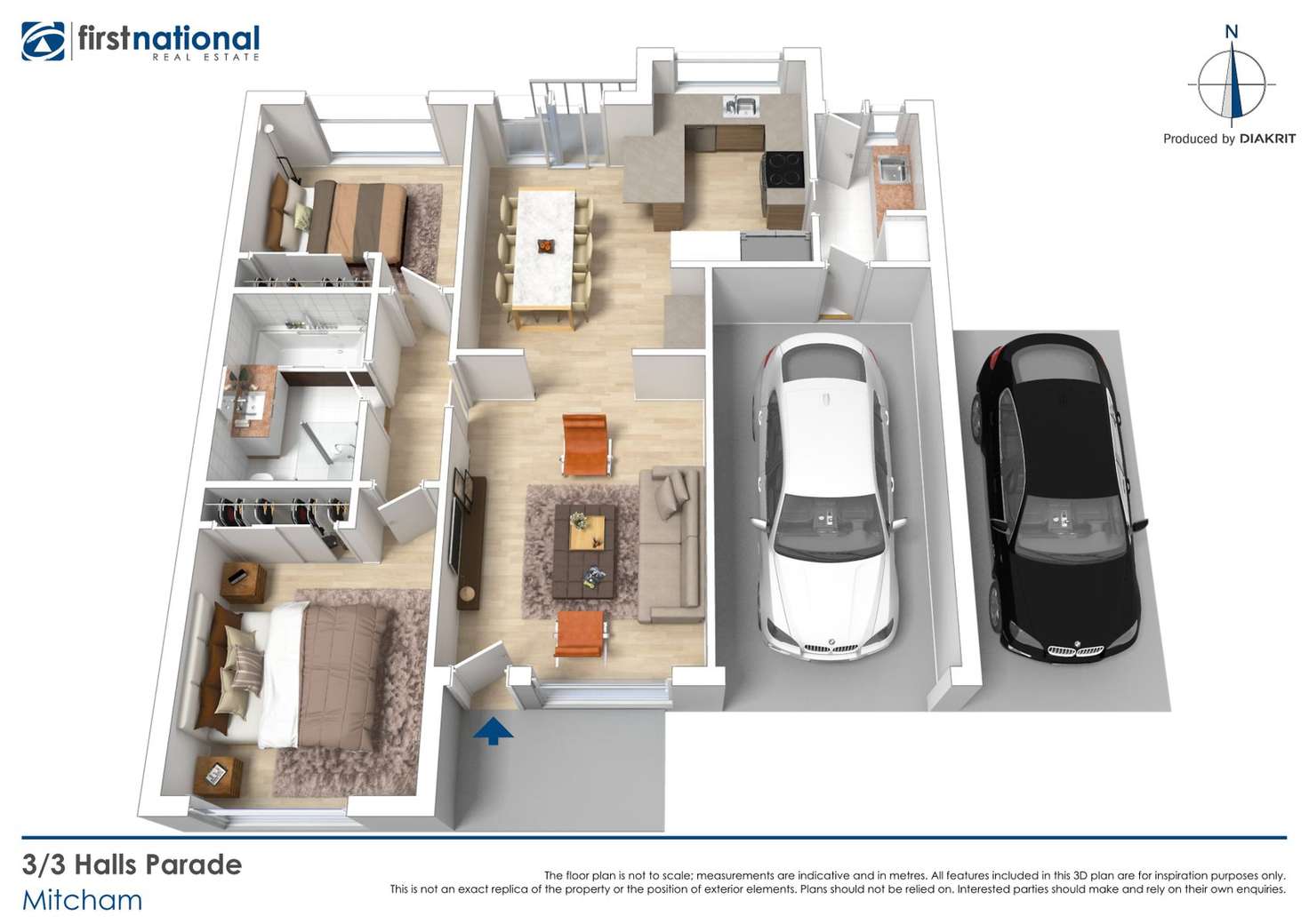 Floorplan of Homely unit listing, 3/3 Halls Parade, Mitcham VIC 3132