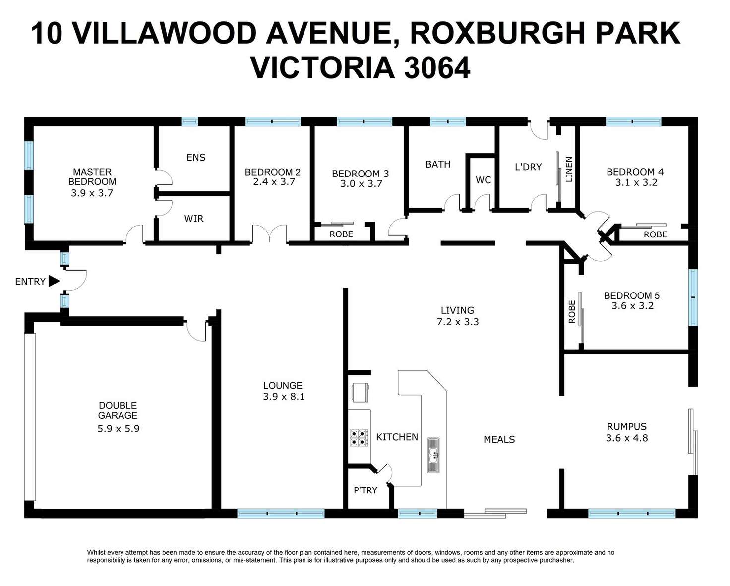 Floorplan of Homely house listing, 10 Villawood Avenue, Roxburgh Park VIC 3064