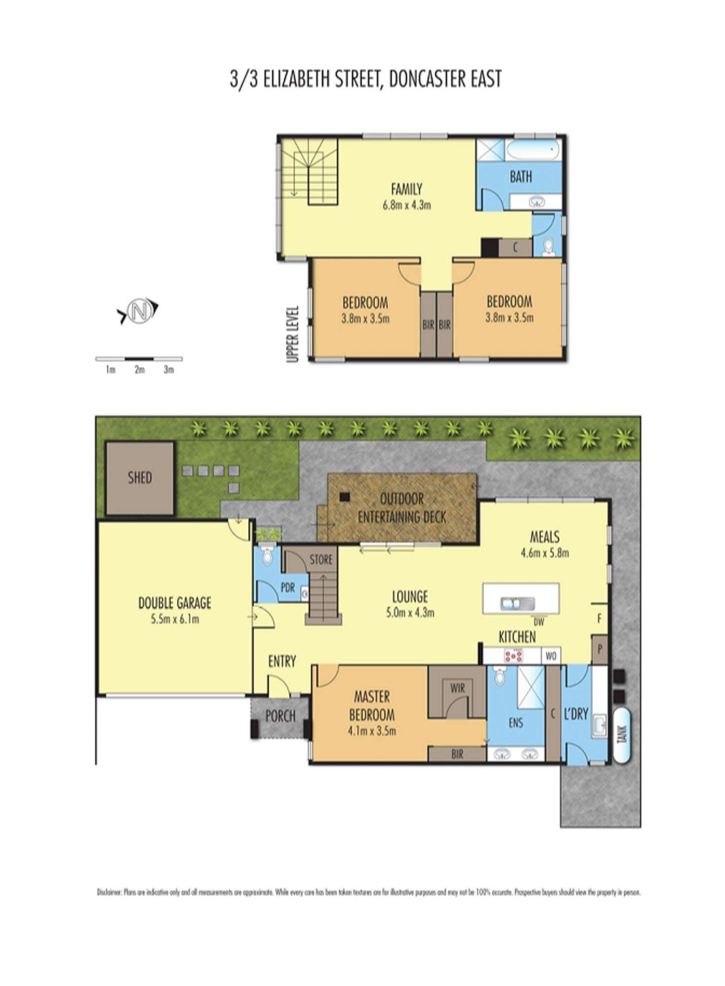 Floorplan of Homely townhouse listing, 3/3 Elizabeth Street, Doncaster East VIC 3109