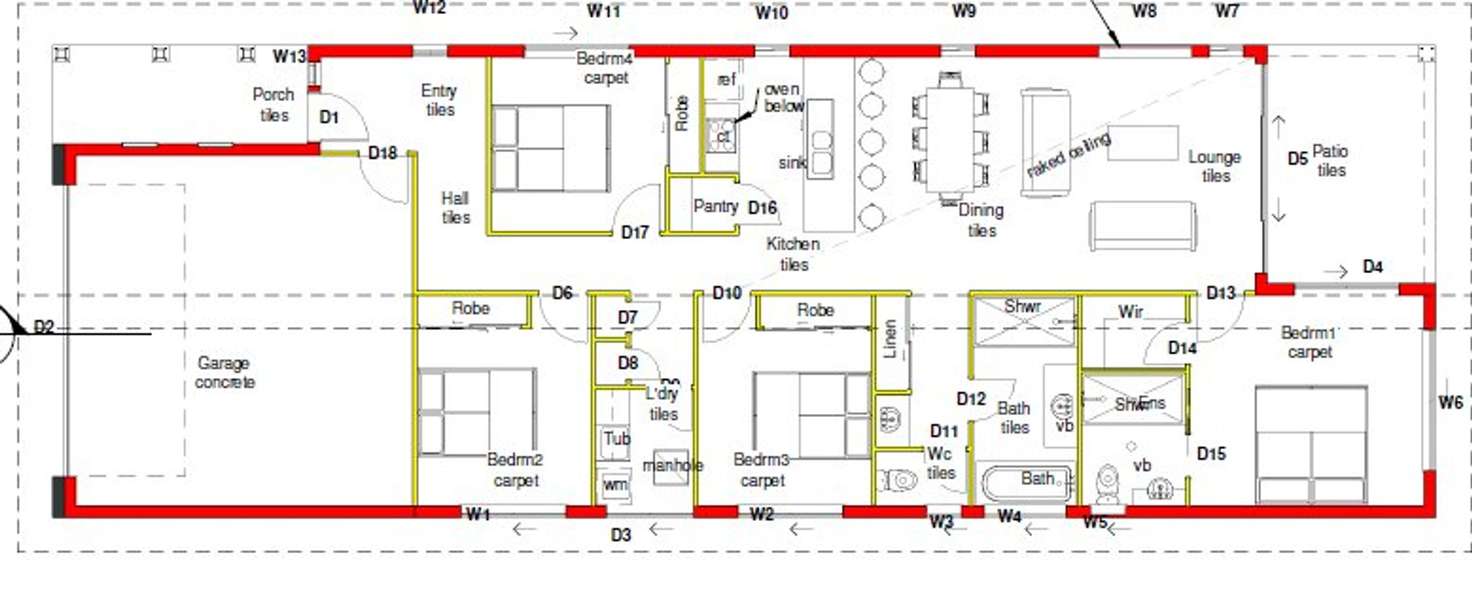 Floorplan of Homely unit listing, 11/136-166 Moore Road, Kewarra Beach QLD 4879