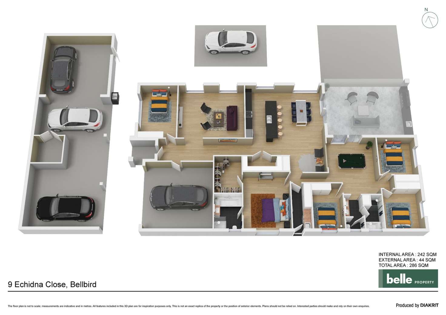 Floorplan of Homely house listing, 9 Echidna Close, Bellbird NSW 2325